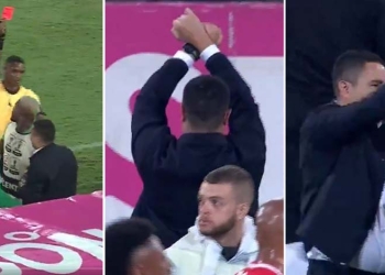 Una más con Efraín Juárez: gol de Nacional, festejo efusivo y expulsión