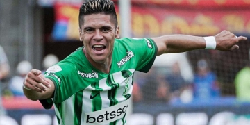 El primer gol de Sebastián Guzmán en Atlético Nacional. ¡Y qué gol!