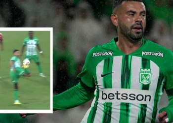 De taco y de espalda al arco: ¡La increíble asistencia de Edwin Cardona en el clásico paisa!