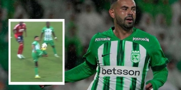 De taco y de espalda al arco: ¡La increíble asistencia de Edwin Cardona en el clásico paisa!