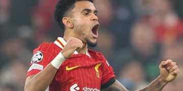 La primera tripleta de Luis Díaz en Liverpool: ¡EN CHAMPIONS, NADA MENOS!