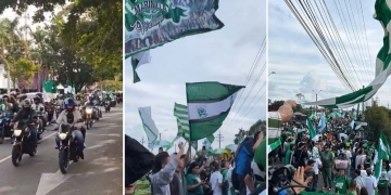 atletico nacional hinchada banderazo copa betplay