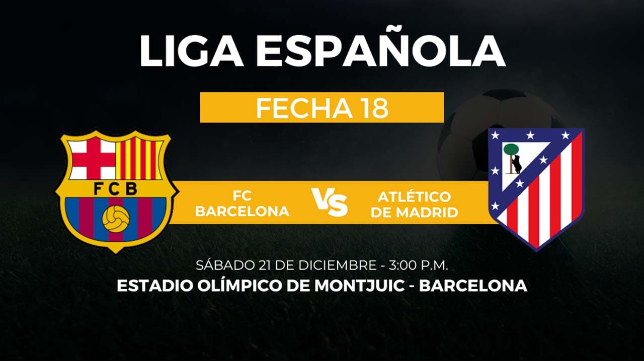 donde ver barcelona atletico madrid colombia mexico tv