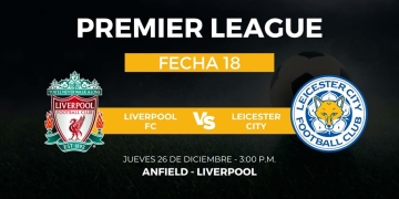 donde ver liverpool leicester premier league boxing day