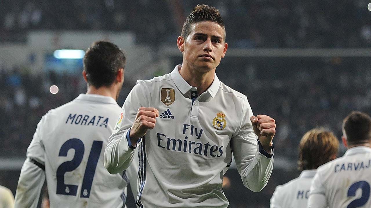 real madrid james rodriguez numeros