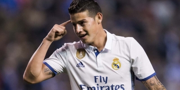 James Rodriguez en Real Madrid goles asistencias titulos