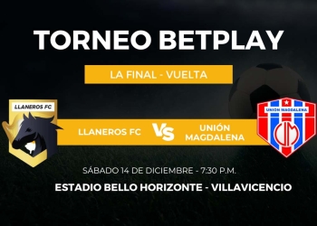 llaneros union magdalena final torneo betplay donde ver vivo