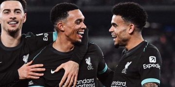 real madrid alexander arnold gol festejo liverpool