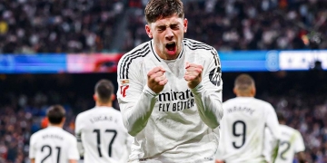 real madrid federico valverde record goles fuera del area laliga