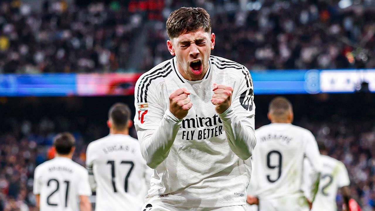 real madrid federico valverde record goles fuera del area laliga