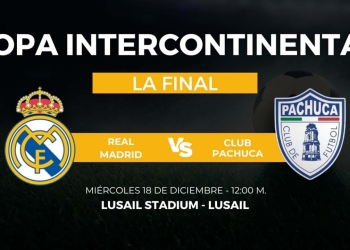 real madrid final copa intercontinental pachuca donde ver en vivo