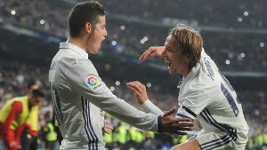 real madrid james rodriguez luka modric