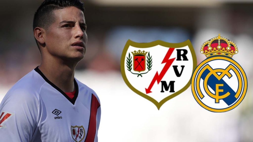 real madrid rayo vallecano laliga donde ver vivo james rodriguez