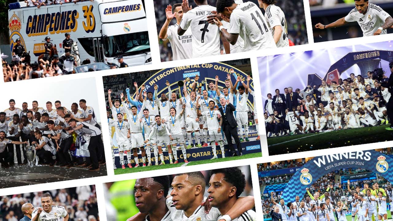 real madrid titulos en 2024 champions la liga intercontinental