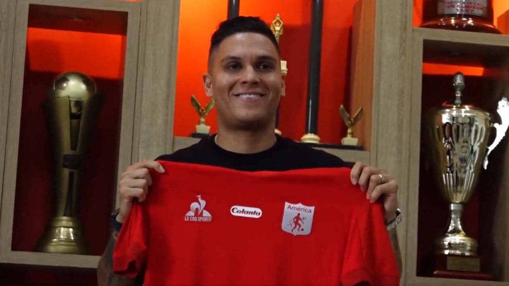 america de cali juanfer quintero presentacion debut liga betplay