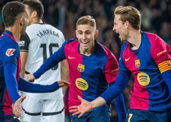 barcelona 101 goles temporada primer equipo europa 2025