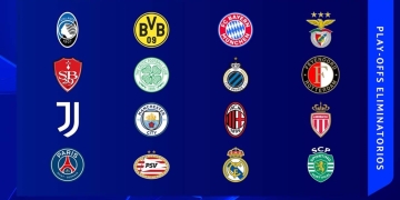 champions league estadisticas equipos clasificados playoffs