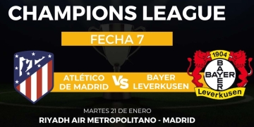 donde ver atletico de madrid bayer leverkusen champions league