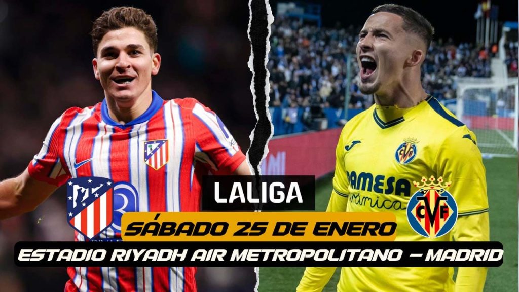 donde ver atletico de madrid villarreal laliga tv en vivo jornada 21