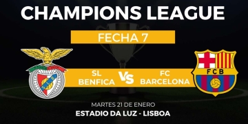 donde ver barcelona benfica champions league colombia espana