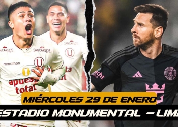 donde ver inter miami universitario amistoso messi peru