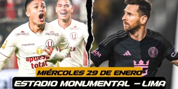 donde ver inter miami universitario amistoso messi peru