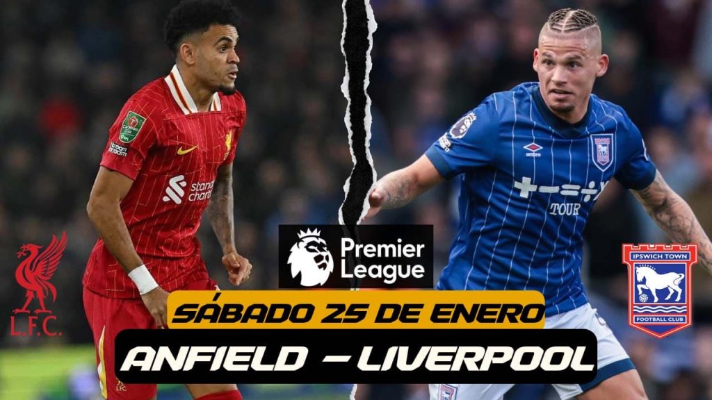 donde ver liverpool ipswich premier league