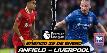 donde ver liverpool ipswich premier league