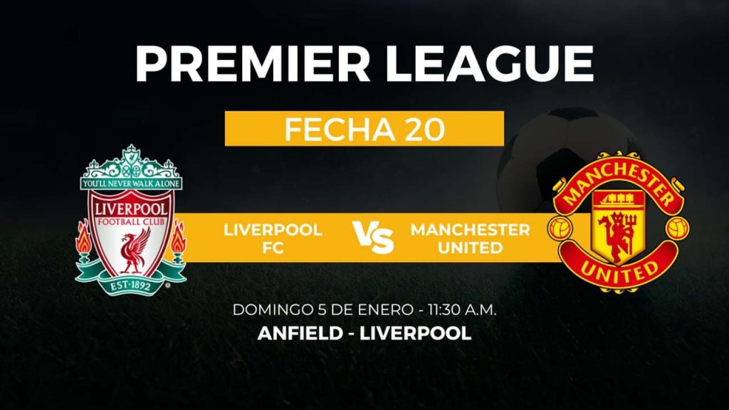 donde ver liverpool manchester united colombia premier league luis diaz