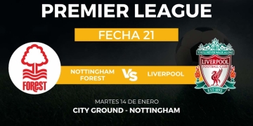donde ver liverpool premier league nottingham vivo