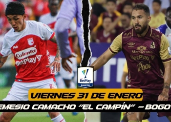 donde ver santa fe vs tolima liga betplay horario canal