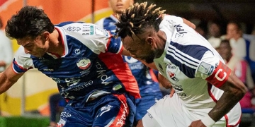 independiente medellin alianza gol saque de banda eder chaux luis perez liga betplay