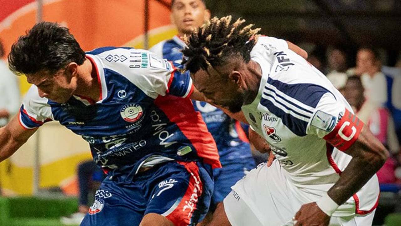 independiente medellin alianza gol saque de banda eder chaux luis perez liga betplay