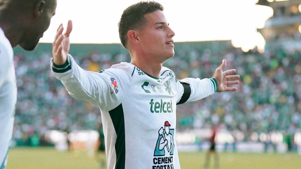 james rodriguez primer gol club leon mexico juarez