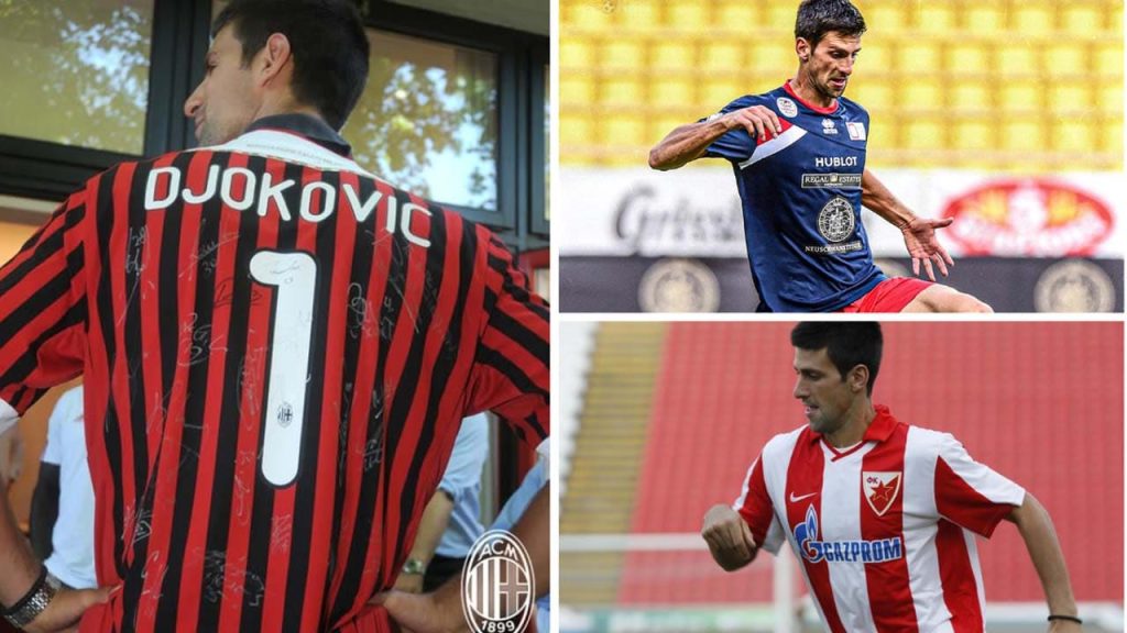 novak djokovic futbol ac milan estrella roja belgrado