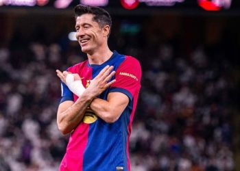 robert lewandowski goles barcelona real madrid supercopa