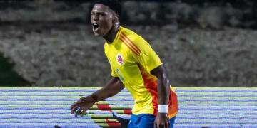 seleccion colombia oscar perea sudamericano gol 2025