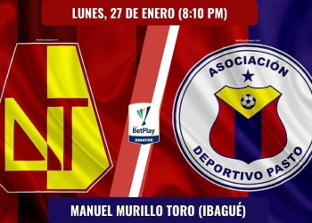 tolima pasto liga betplay donde ver