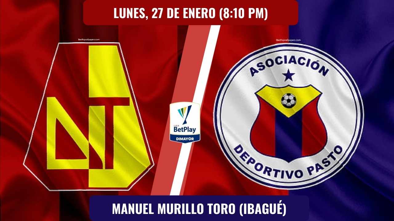 tolima pasto liga betplay donde ver