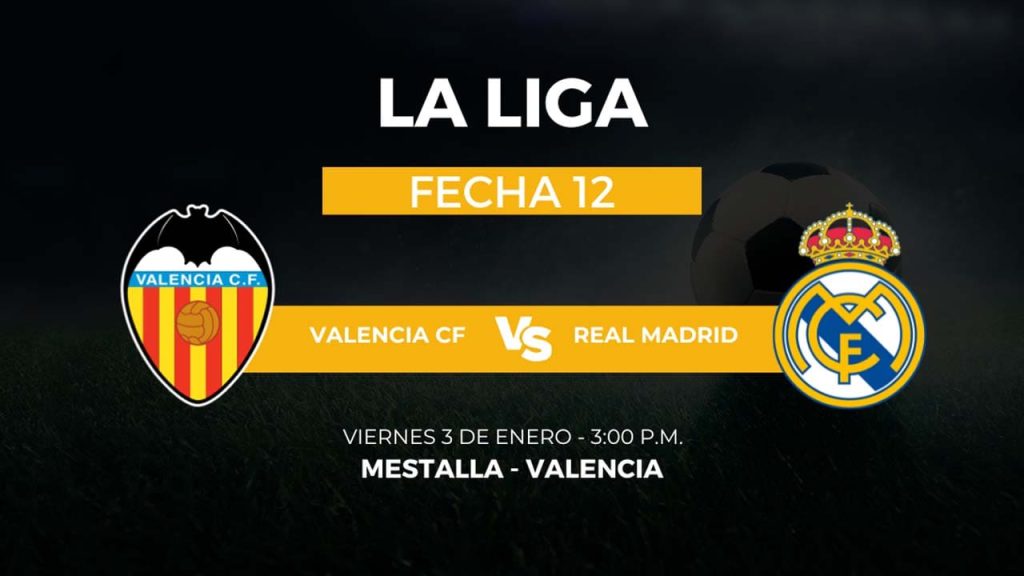 valencia real madrid donde ver en colombia en vivo