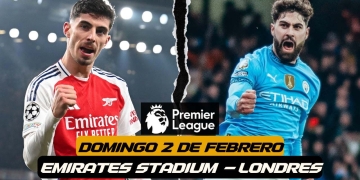 arsenal vs manchester city donde ver tv premier league canales streaming