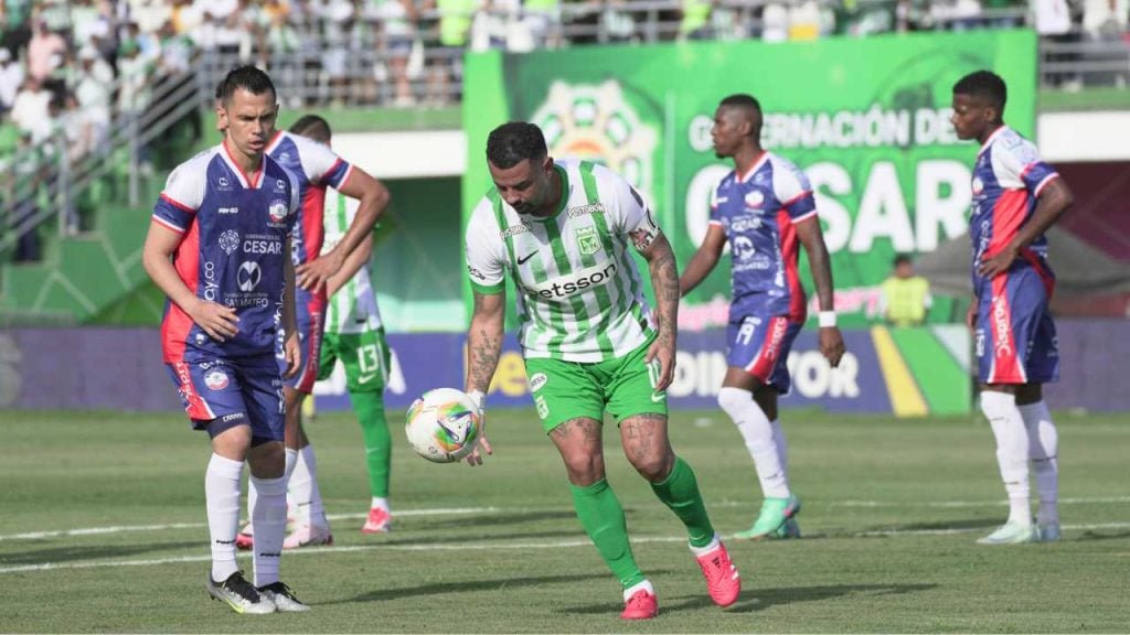 Atlético Nacional cayó en su visita al estadio Armando Maestre Pavajeau de Valledupar