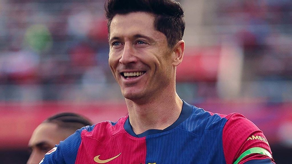 barcelona robert lewandowski goles temporada 2024 25