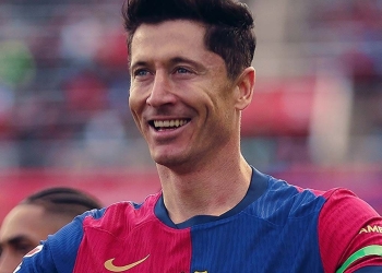 barcelona robert lewandowski goles temporada 2024 25