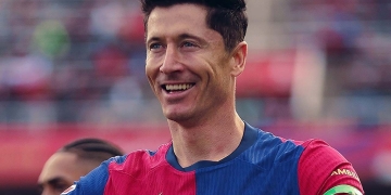 barcelona robert lewandowski goles temporada 2024 25