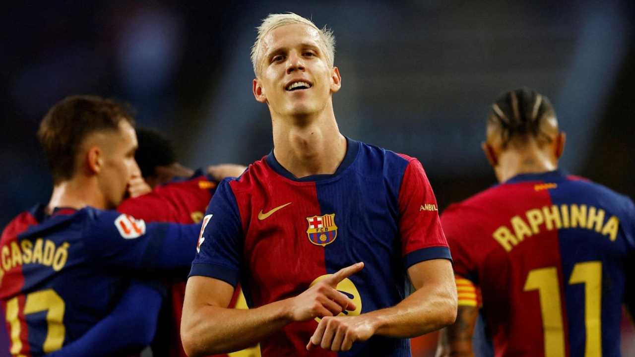 Dani Olmo regresó tras mes y medio de lesión