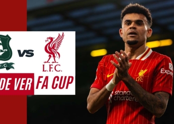 donde ver liverpool fa cup plymouth luis diaz