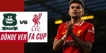 donde ver liverpool fa cup plymouth luis diaz