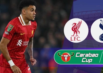 donde ver liverpool tottenham carabao cup luis diaz