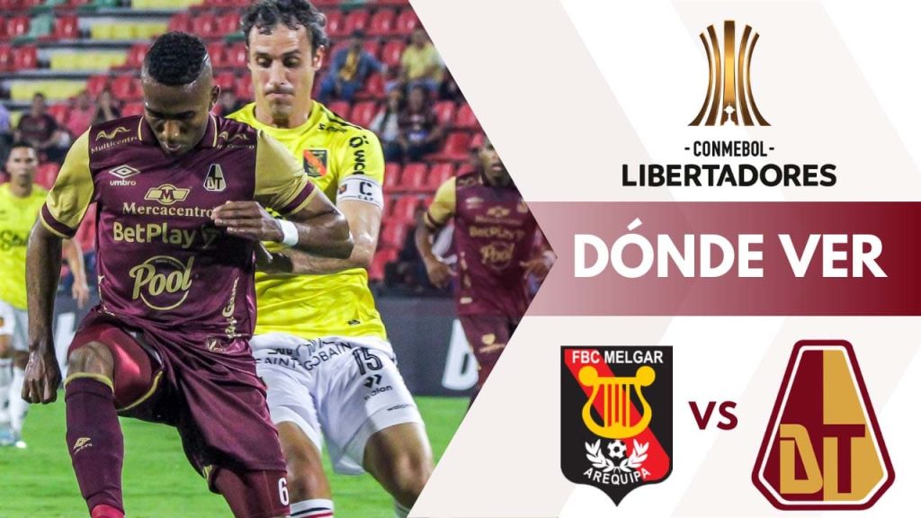 donde ver tolima melgar libertadores tv online